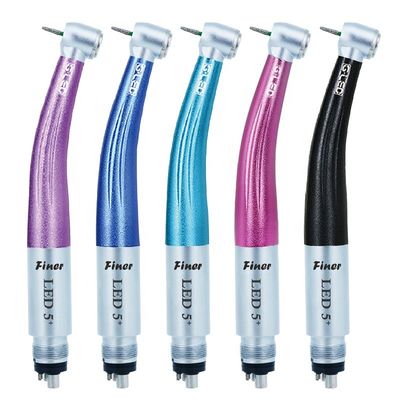 2 материал металла Handpiece пневматической турбины отверстия отверстия 4 высокоскоростной с СИД 5